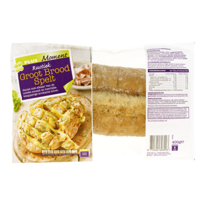 Huismerk Moment Groot brood spelt Rustiek