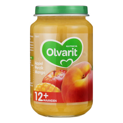 Olvarit Appel perzik mango 12+ mnd