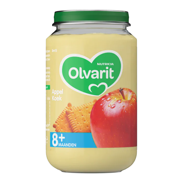 Olvarit Appel Koek 8+ Maanden