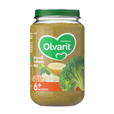 Olvarit Broccoli kalkoen rijst 6+ mnd