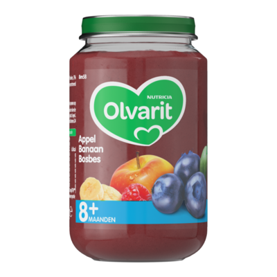 Olvarit Appel Banaan Bosbes 8+ Maanden