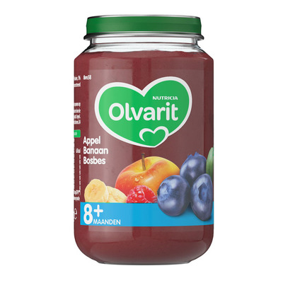 Olvarit Appel banaan bosbes 8+ mnd