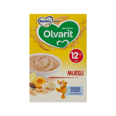 Olvarit Muesli 12+ Maanden