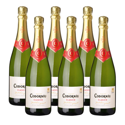 Codorníu 6 x Clasico Brut