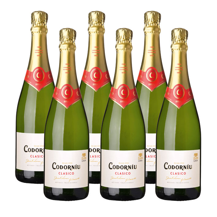 Codorníu 6 x Clasico Brut
