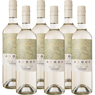 Adobe 6 x Sauvignon Blanc Reserva