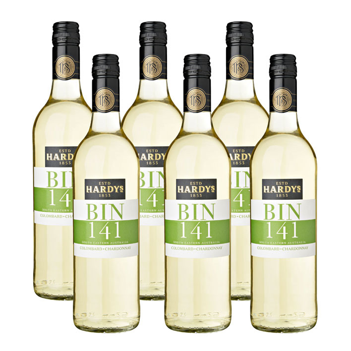 Hardys 6 x Bin 141 Colombard Chardonnay