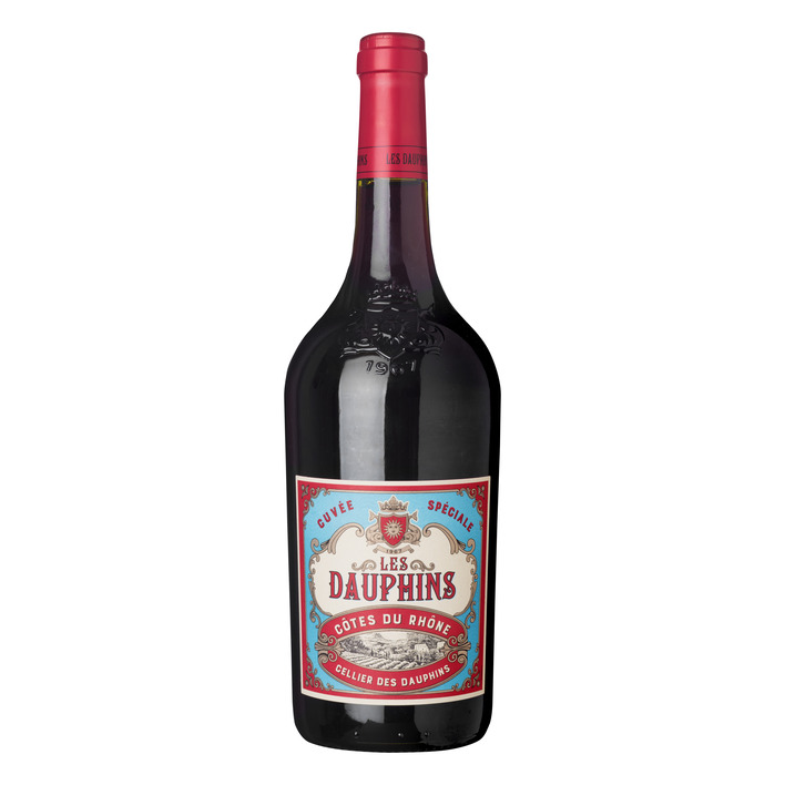 Les Dauphins 6 x Côtes du Rhône rouge