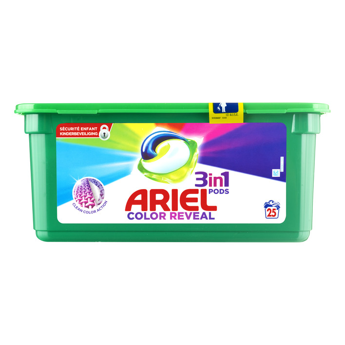 Ariel 3in1 pods kleur&stijl wasmiddel capsules