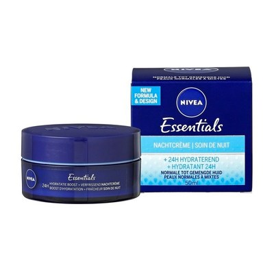 Nivea Essentials Nachtcrème +24H Hydraterend