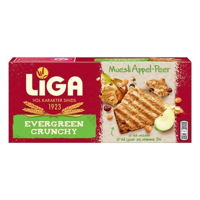 Liga Evergreen Crunchy Appel & Peer