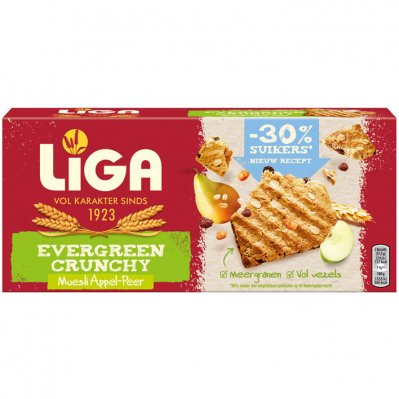 Liga Evergreen crunchy appel peer