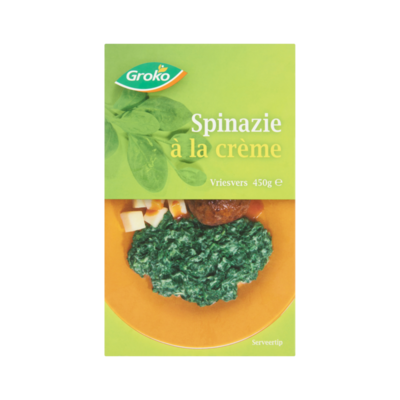 Groko Spinazie à la Crème Vriesvers