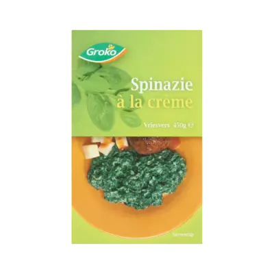 Groko Spinazie à la Crème Vriesvers