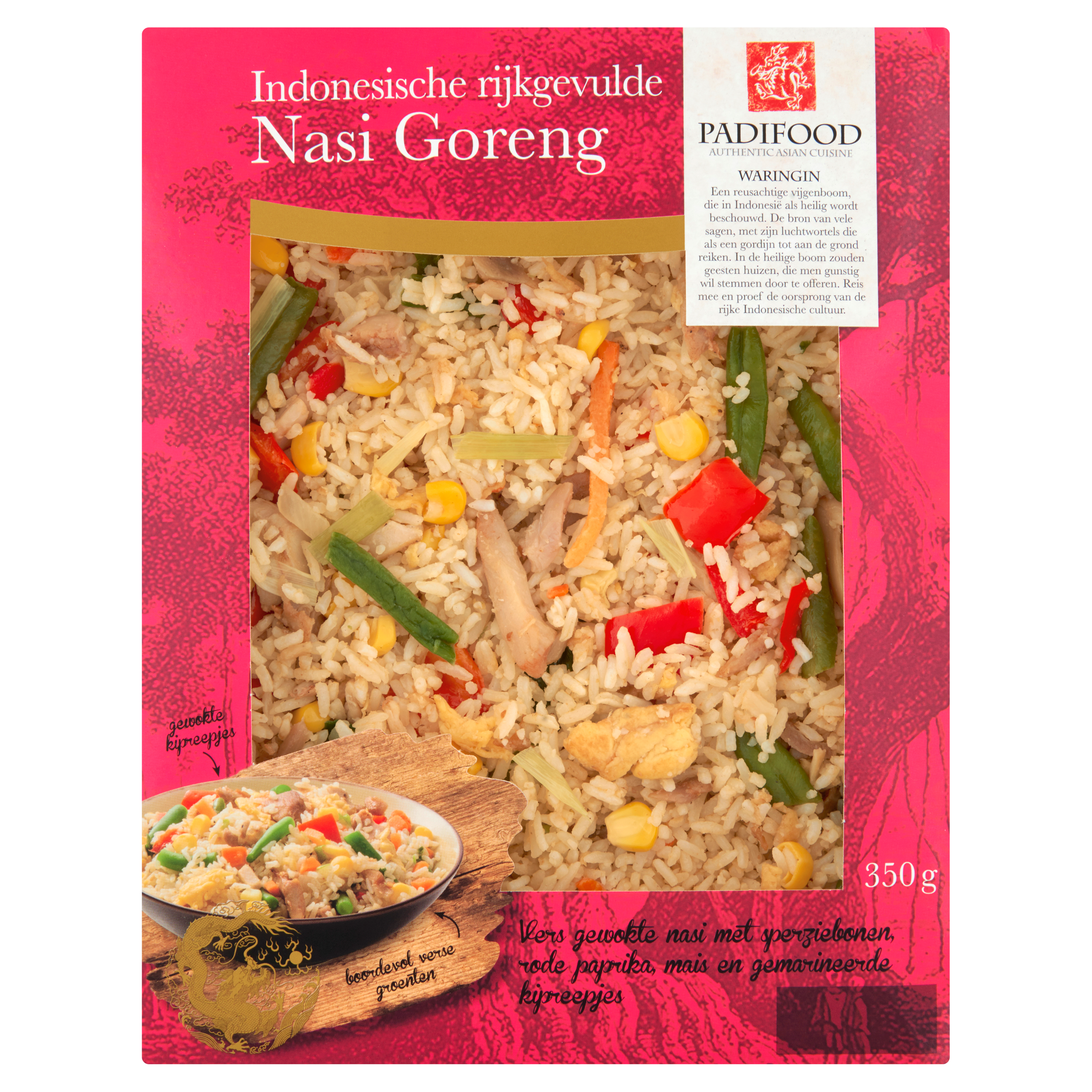 Padifood Indonesische Rijkgevulde Nasi Goreng 350 g