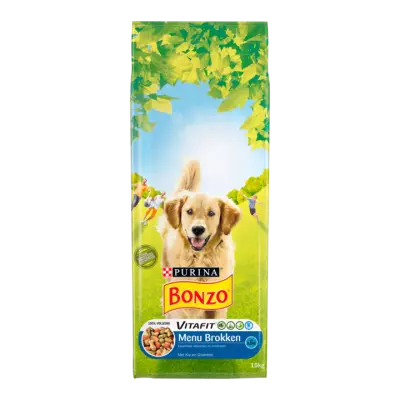Bonzo Vitafit Menu Brokken met Kip en Groenten