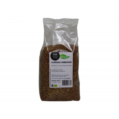 Raw Superfood Lijnzaad gebroken