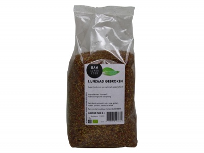 Raw Superfood Lijnzaad gebroken