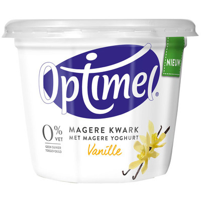 Optimel Magere kwark vanille 0% vet