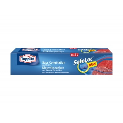 Toppits Diepvrieszak safeloc