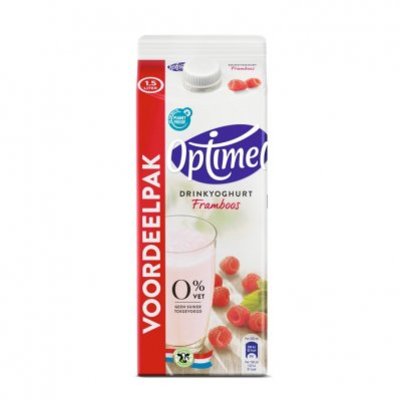 Optimel Drinkyoghurt framboos 0% vet
