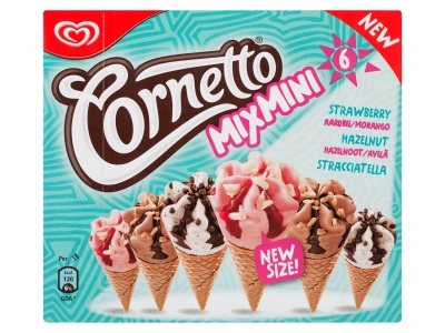 Ola IJs mix aardbei-hazelnoot- stracciatella