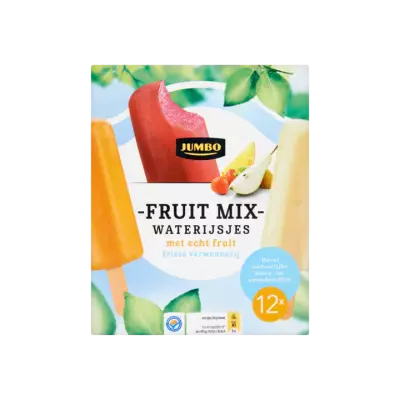 Huismerk Fruit Mix Waterijsjes met Echt Fruit