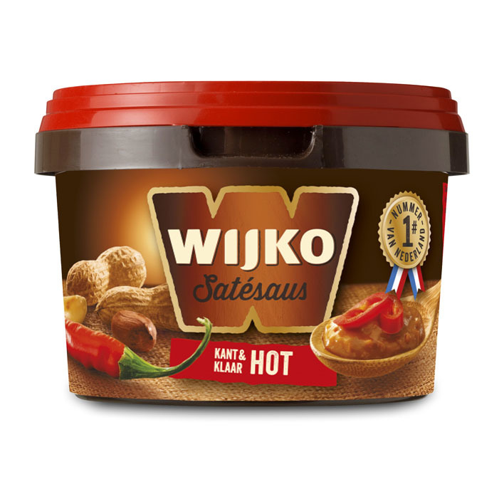 Wijko Hot satésaus kant & klaar
