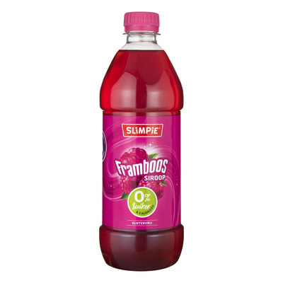 Slimpie Siroop framboos 0% suiker