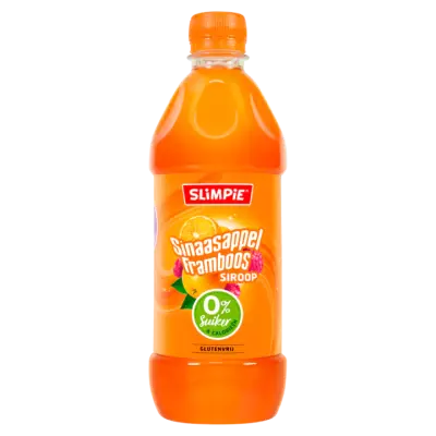 Slimpie Sinaasappel Framboos Siroop