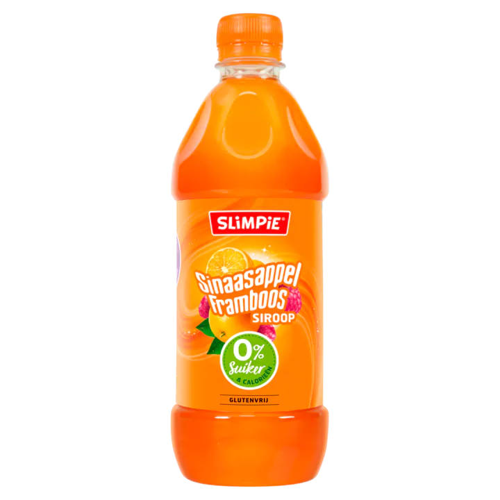 Slimpie Sinaasappel Framboos Siroop