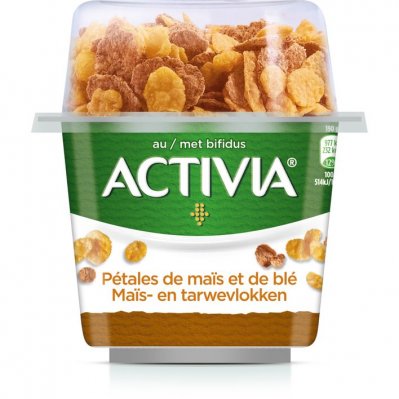 Danone Activia yoghurt breakfast
