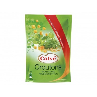 Calvé Croutons Kaas Pijnboompitten