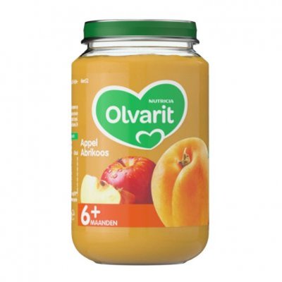 Olvarit Appel abrikoos 6+ mnd