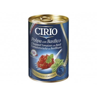 Cirio Tomatenblokjes met basilicum