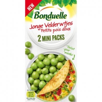 Bonduelle Jonge velderwtjes mini-pack