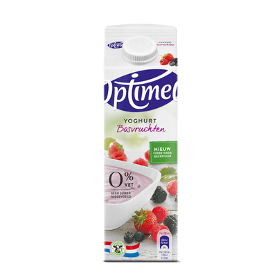 Optimel Magere yoghurt bosvruchten 0% vet