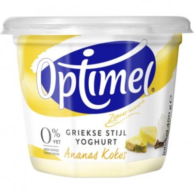 Optimel Magere Griekse yoghurt Ananas & Kokos