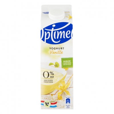 Optimel Magere yoghurt vanille 0% vet