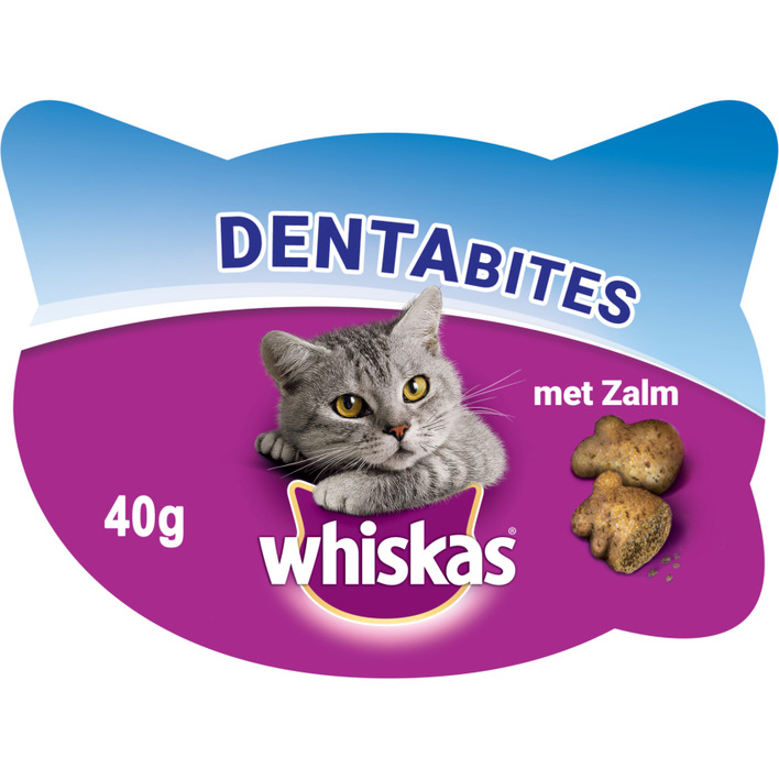 Whiskas Kattensnack dentabites zalm