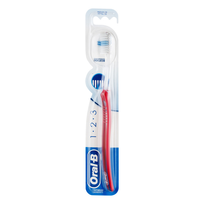 Oral-B 123 Indicator tandenborstel medium