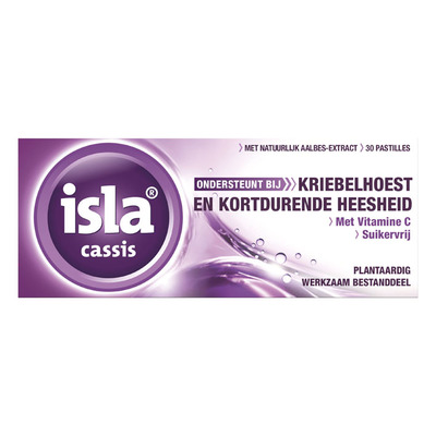 Isla Cassis bij kriebelhoest en heesheid