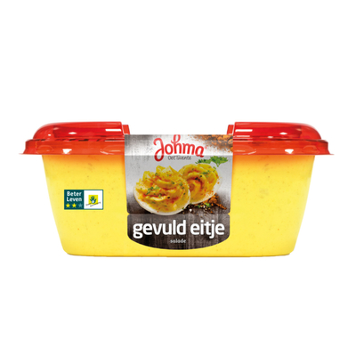 Johma gevuld eitjesalade
