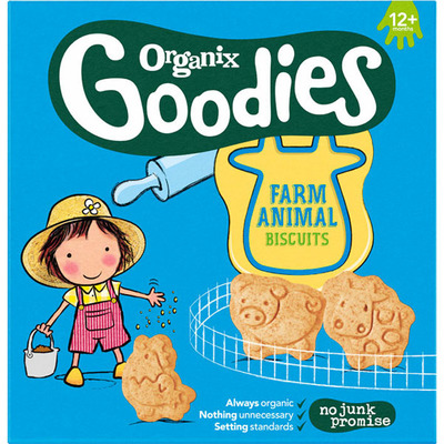 Organix Goodies farm animal biscuits