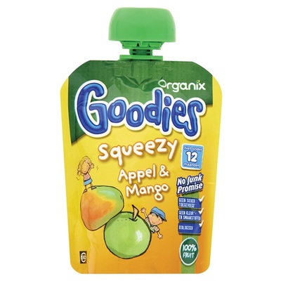 Organix Goodies fruithapje squeezy appel en mango