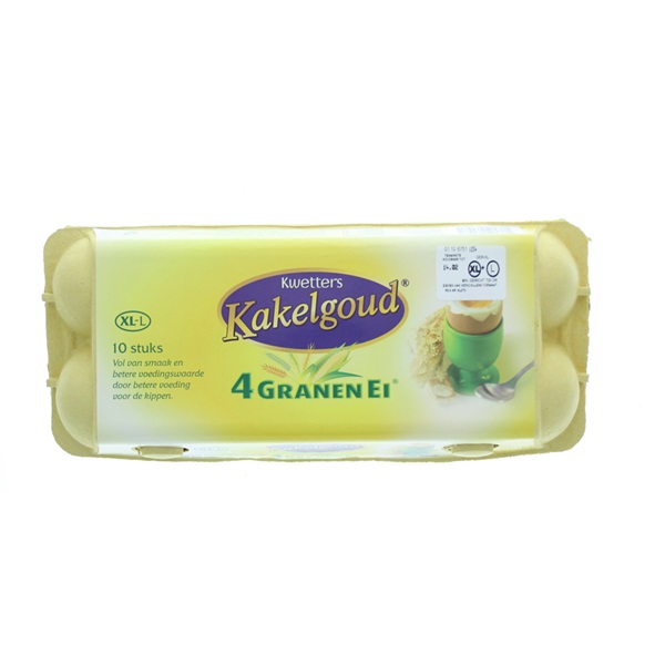 Kakelgoud Scharreleieren Vier Granen Xl