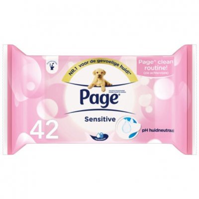 Page Vochtig toiletpapier sensitive