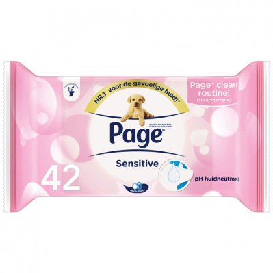 Page Vochtig toiletpapier sensitive
