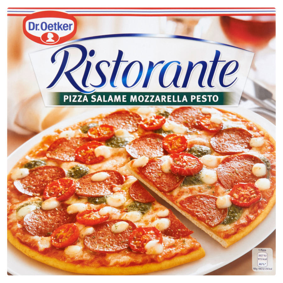 Dr. Oetker Pizza Ristorante salame-mozzarella-pesto