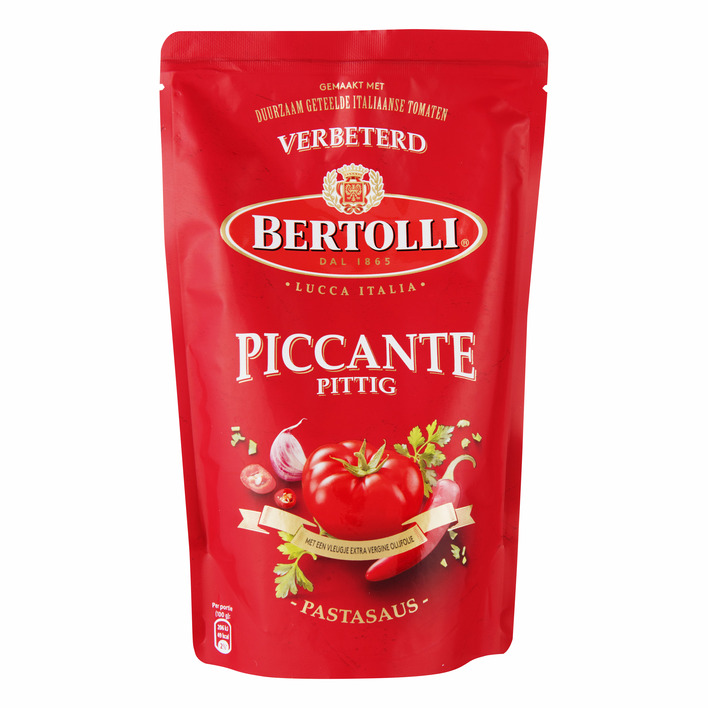 Bertolli Saus in zak pittig
